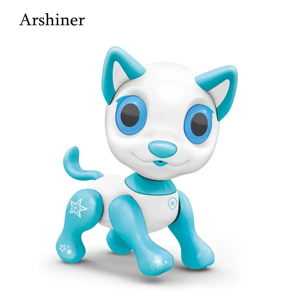 Interactive Smart Puppy Robotic Dog voice-activated touch recording LED Eyes Sound Recording Sing Sleep Cute Toy Smart pet dog