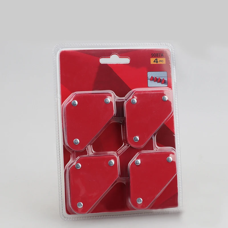 

9LB 4Pcs Mini Welding Positioner Triangle Welding Jig Magnetic Locator Positioner Magnet Welder Holder