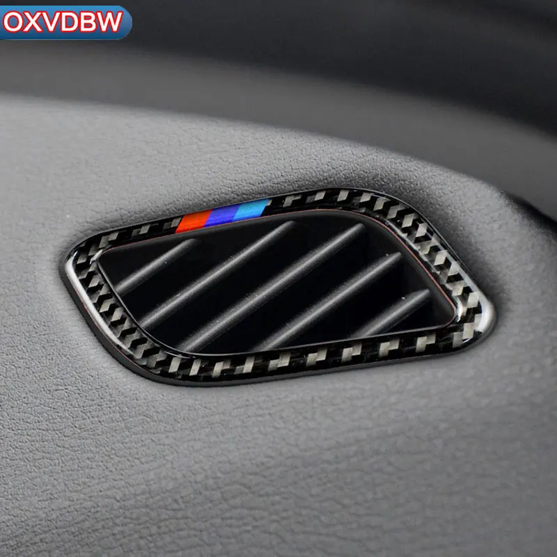 Для bmw E84 X1 аксессуары 3D углеродного волокна интерьера автомобилей ремонт, устанавливаемое на вентиляционное отверстие в салоне автомобиля Приборная панель розетки рамки украшения наклейки