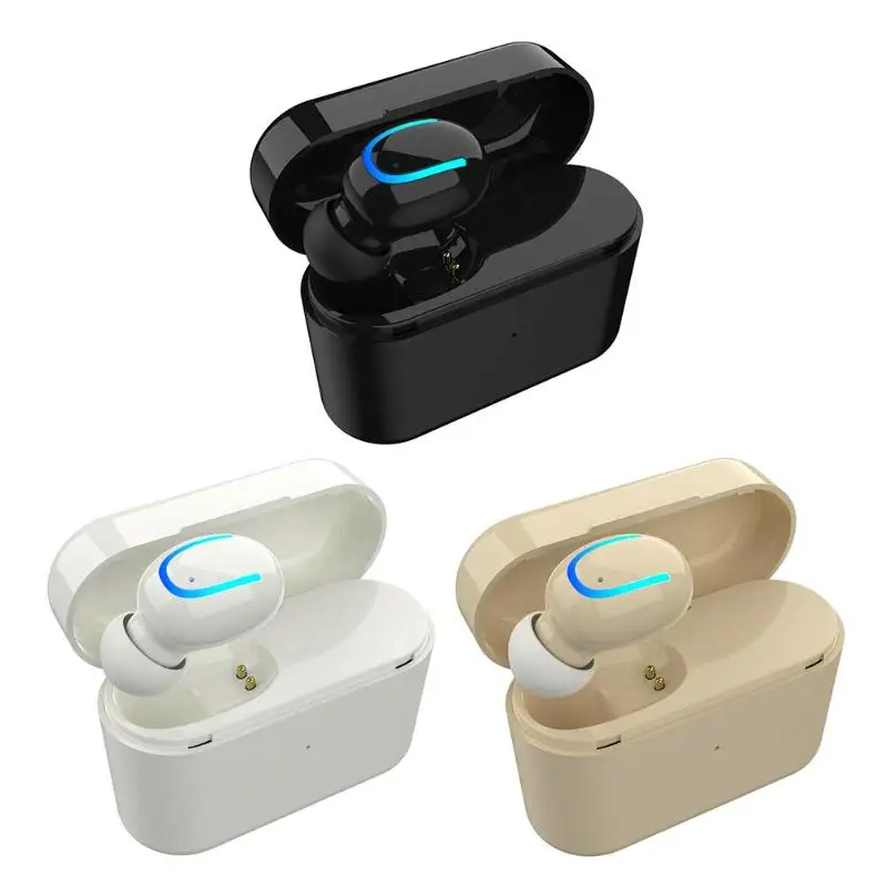 

Q26 Mini Bluetooth Headset HiFi Stereo Earphone Earbuds w/MIC Charging Box