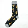 PEONFLY-Calcetines de algodón peinado con dibujos animados para hombre, medias divertidas con dibujos de animales, tiburón, cebra, comida de mar, novedad, 1 par ► Foto 3/6