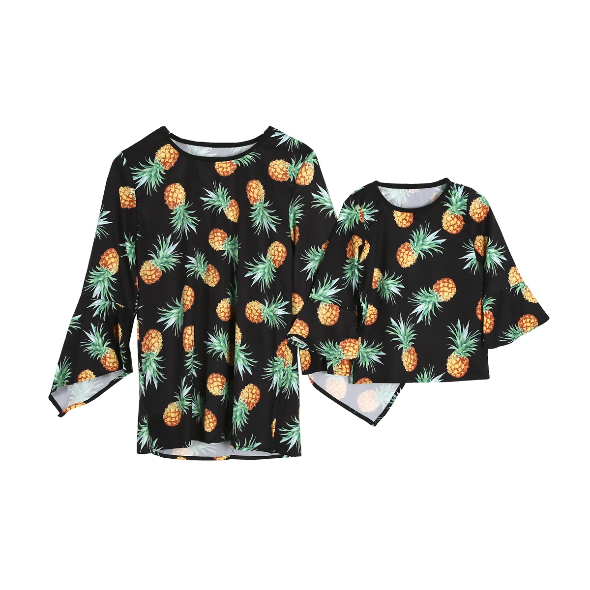 Famliy Matching Outfit Mother and Daughter Floral Tops Womens Kids Girls Casual Family Clothes | Мать и ребенок