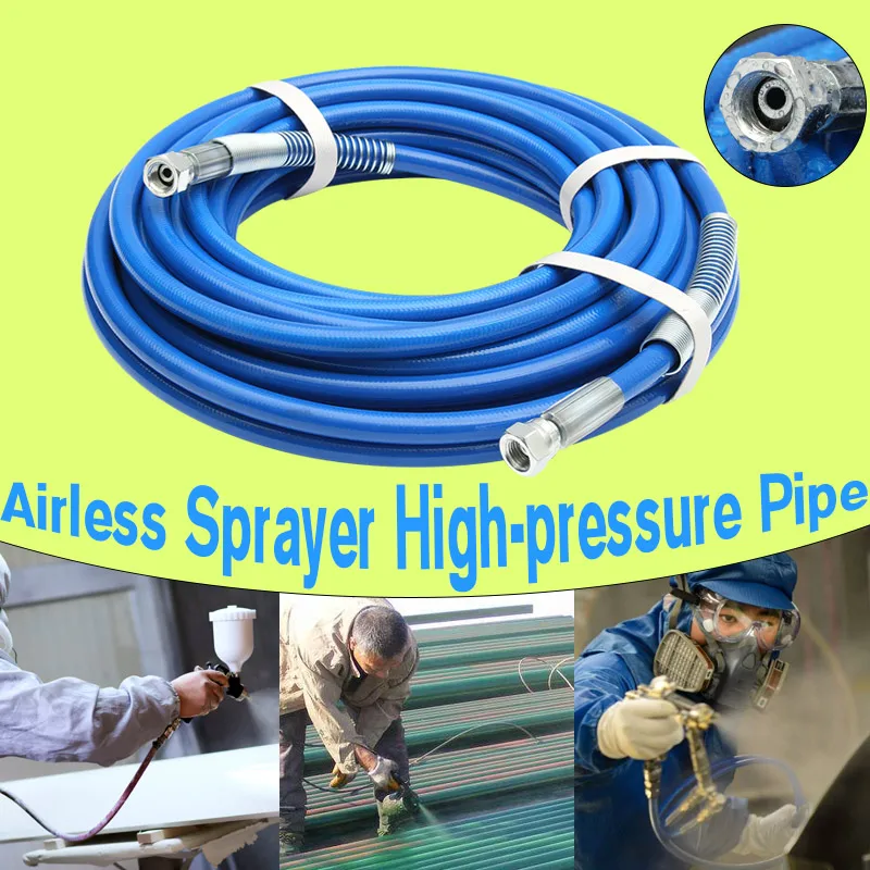 

Airless Sprayer Fiber Tube 13m Length 1/4 Inch 5000PSI Airless Spray Hose