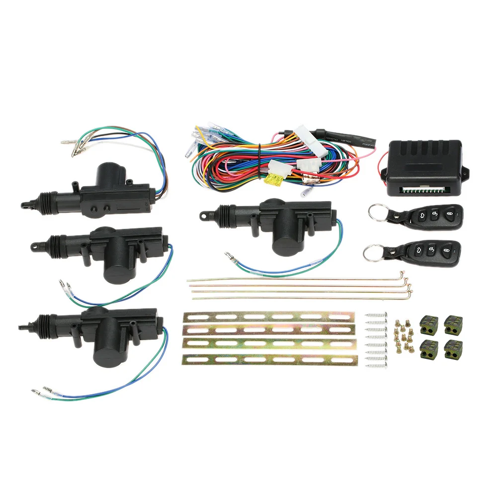 

Universal Car Door Lock Keyless Entry System Remote Central Control Locking Kit with Trunk Release Button