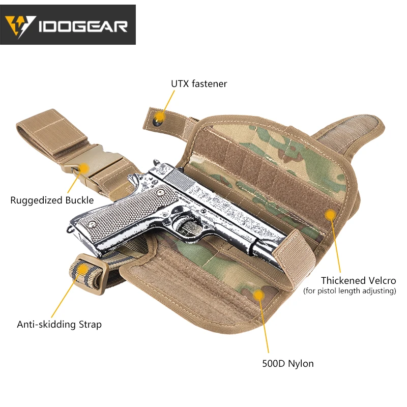 Кобура для пистолета IDOGEAR 3522 тактическая универсальная кобура правой стороны