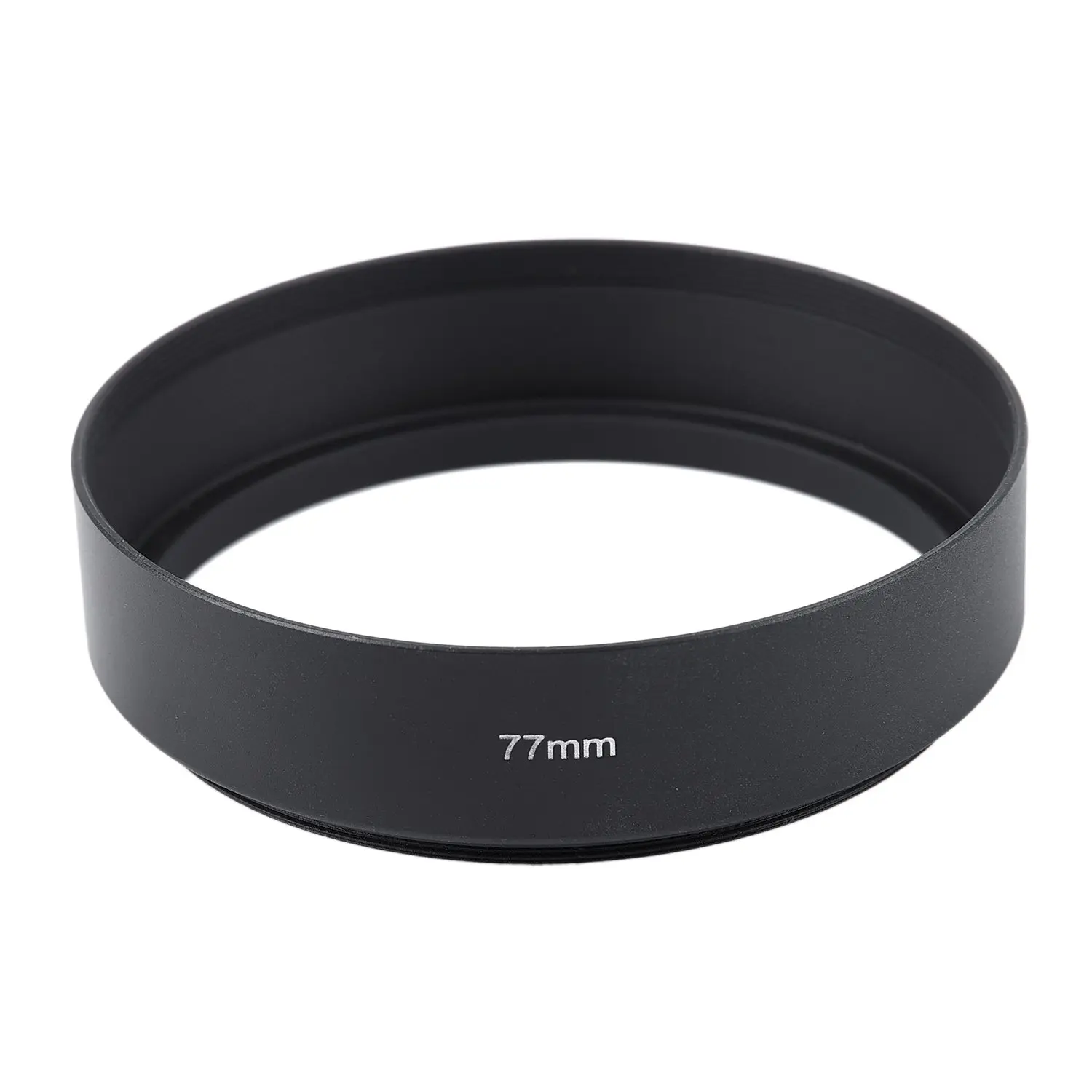 77mm Mount Standard Metal Lens Hood for Canon Nikon Pentax Sony Olympus