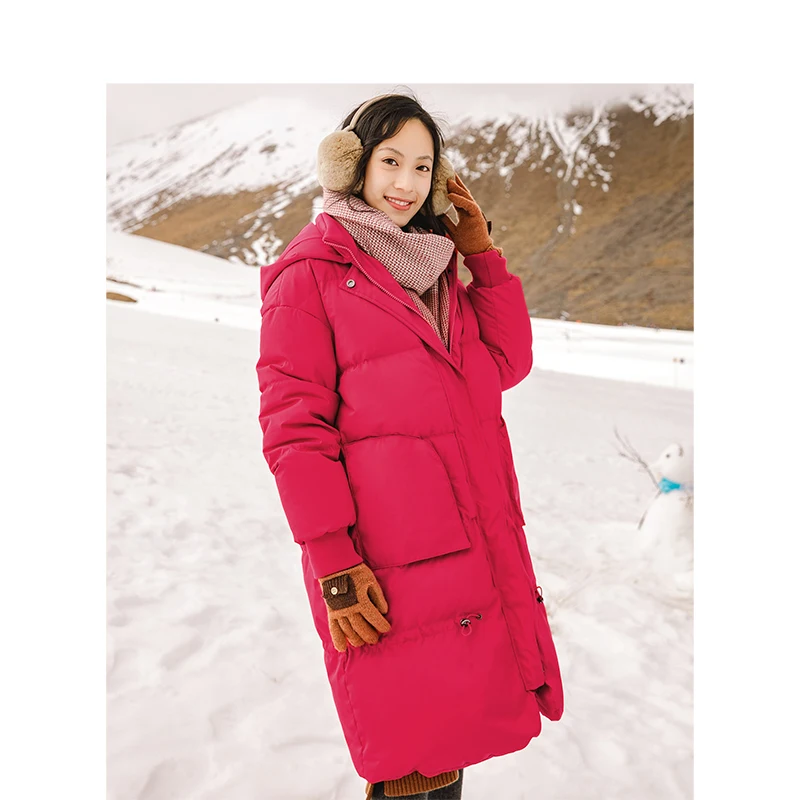INMAN 2018 Winter New Arrival Hooded Fashion Loose Thick Duck Down Long Woman Down Coat INMAN 2018 Winter New Arrival Hooded Fashion Loose Thick Duck Down Long Woman Down Coat