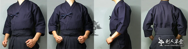  Однослойная японская форма Kendo Kendogi 100% хлопок фиксированный цвет все размеры