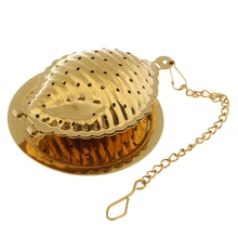 Раковины МОДЕЛЬ нержавеющая сталь чай сито для заварки Фильтр кухня-Золотой