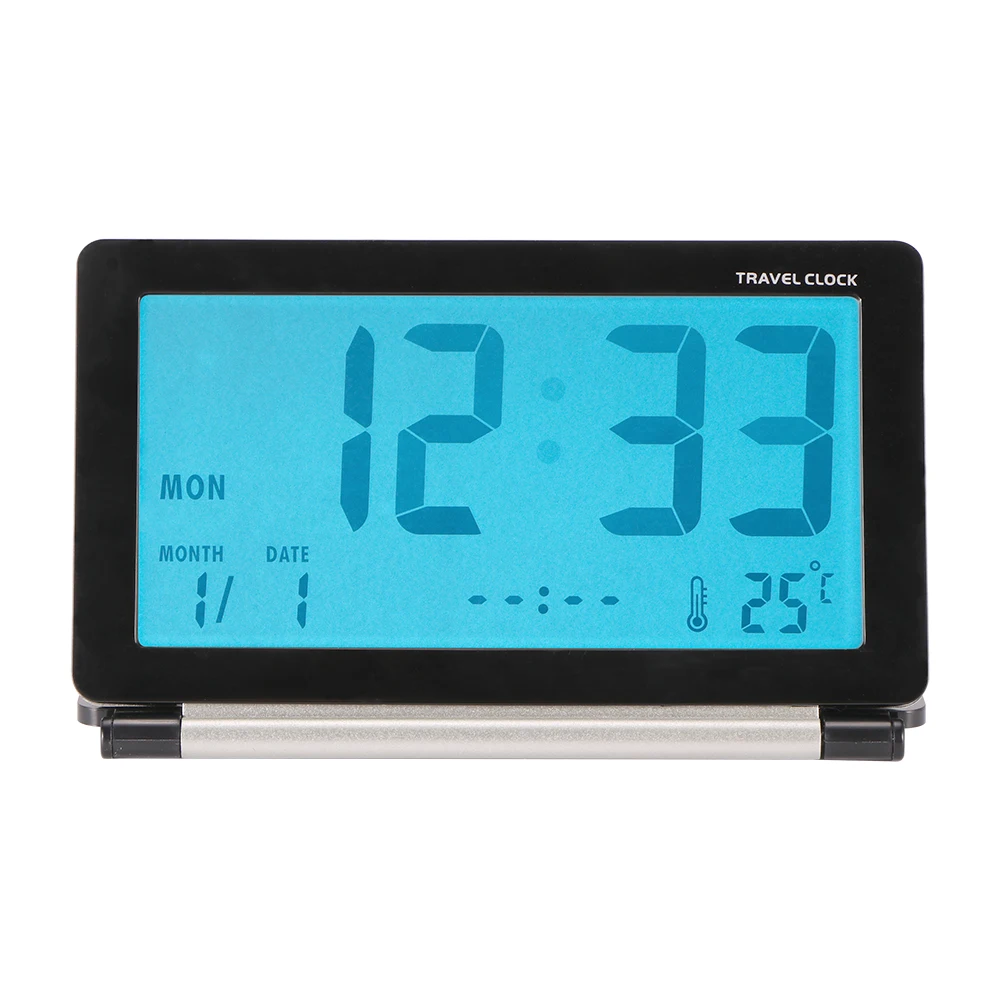 

Digital Alarm Clock LED Electronic Table Projector Watch Charger Port Night Lights Snooze