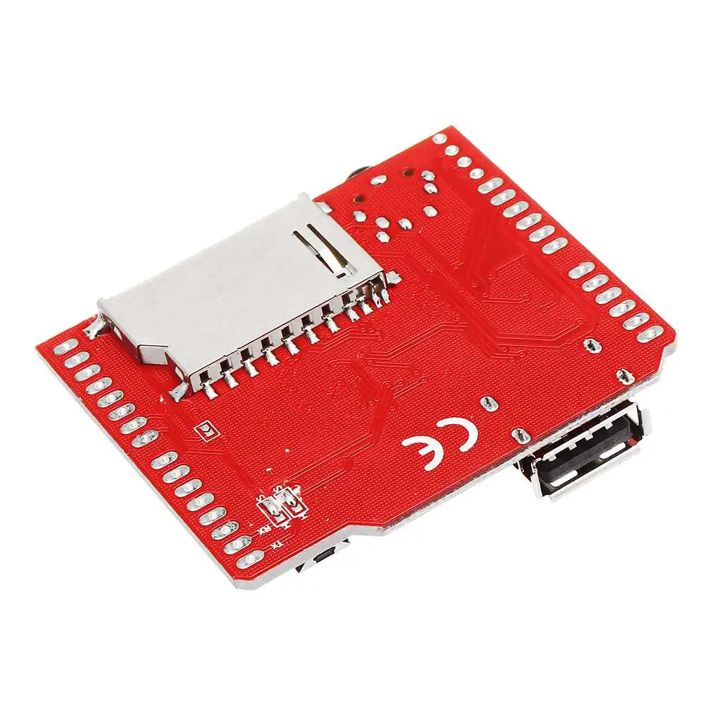 LEORY USB SD MP3 щит для Arduino плеер Плата расширения модуль|Аксессуары плееров и