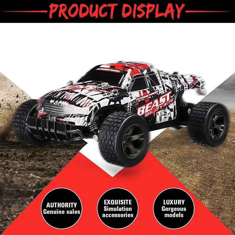 RC автомобиль 48 км/ч 2 4 ГГц 1:20 4WD дистанционное управление высокоскоростной