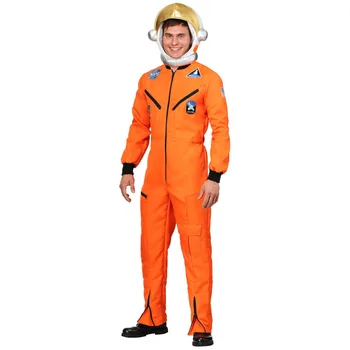 

Orange Astronaut Jumpsuit Adult Costume