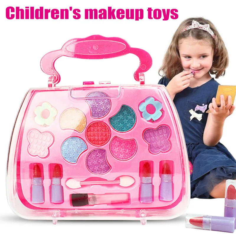 

Princess Toys Girl Makeup Tools Set Suitcase Cosmetic Pretend Play Kit Kids Gift YJS Dropship