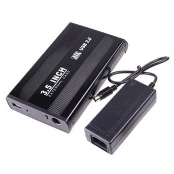 

3.5" 3.5-inches USB HDD SATA Hard Disk Drive Enclosure Cartridge Case