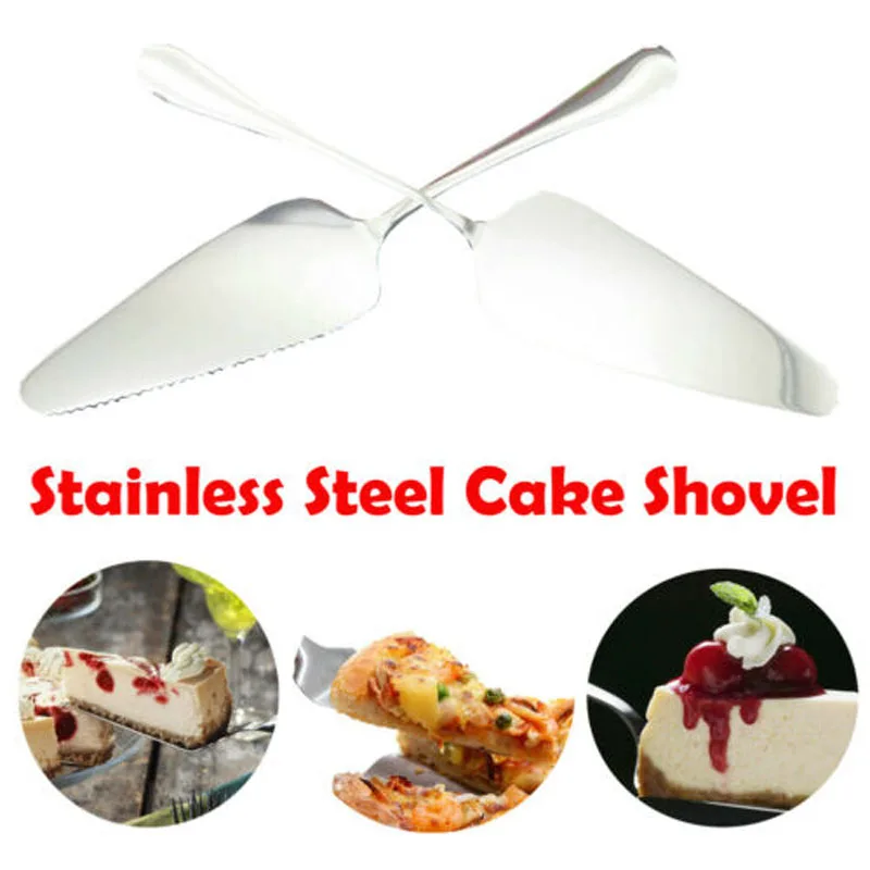 Из нержавеющей стали торт зубчатая Лопата пицца пирога сыра сервер нож резки полезный