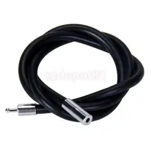 3 мм черный резиновый шнурок для ожерелья с замком из нержавеющей стали-14 дюймов