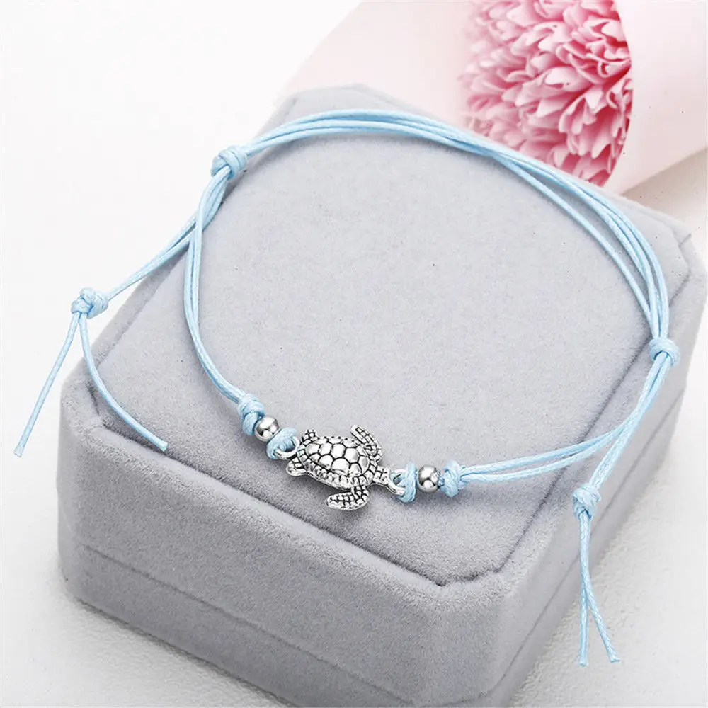 

Simple Charm Bracelet Sea Turtles Animal Bracelets for Women Men Jewelry