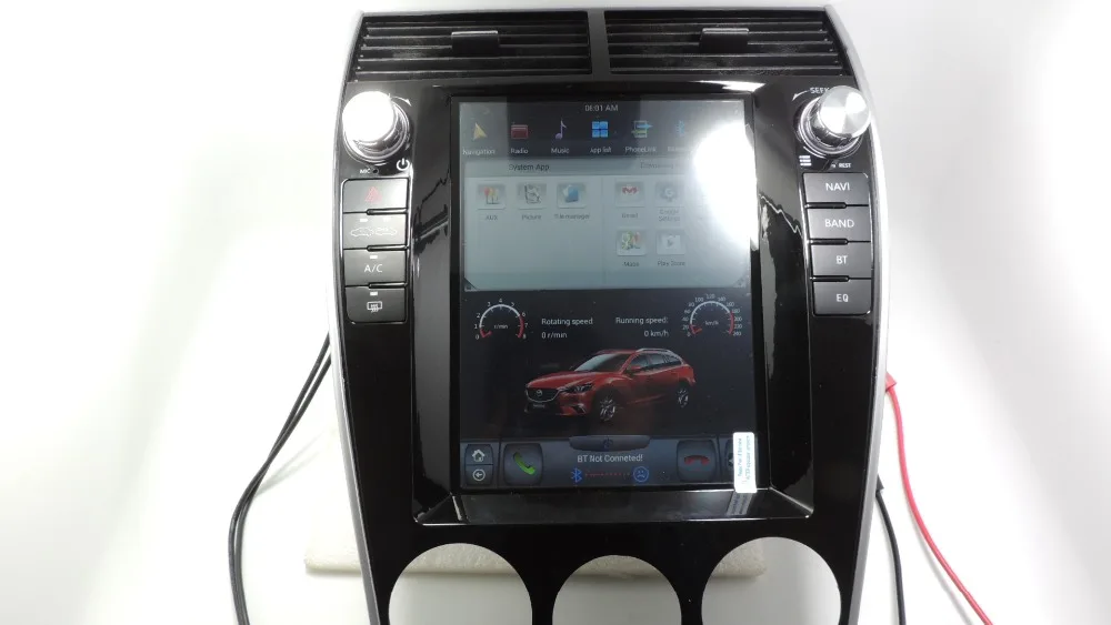 &quotYOKOTRON&quot &quot10 1&quot Telsa стиль сенсорный Android автомобильный Радио плеер для Mazda 6 2003