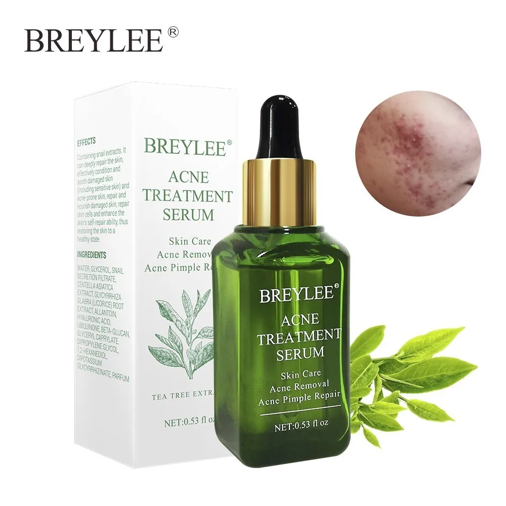 

BREYLEE Acne Treatment Serum Facial Essence Anti Acne Scar Removal Cream Face Skin Care Whitening Repair Pimple Remover For Acne