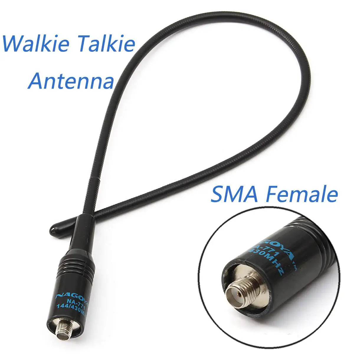 

VHF/UHF 144/430MHz Walkie Talkie Antenna NA-771 SMA-F SMA Female For Baofeng UV-5R UV-B5 UV-B6 BF-888S Two Way Radio Dual Band