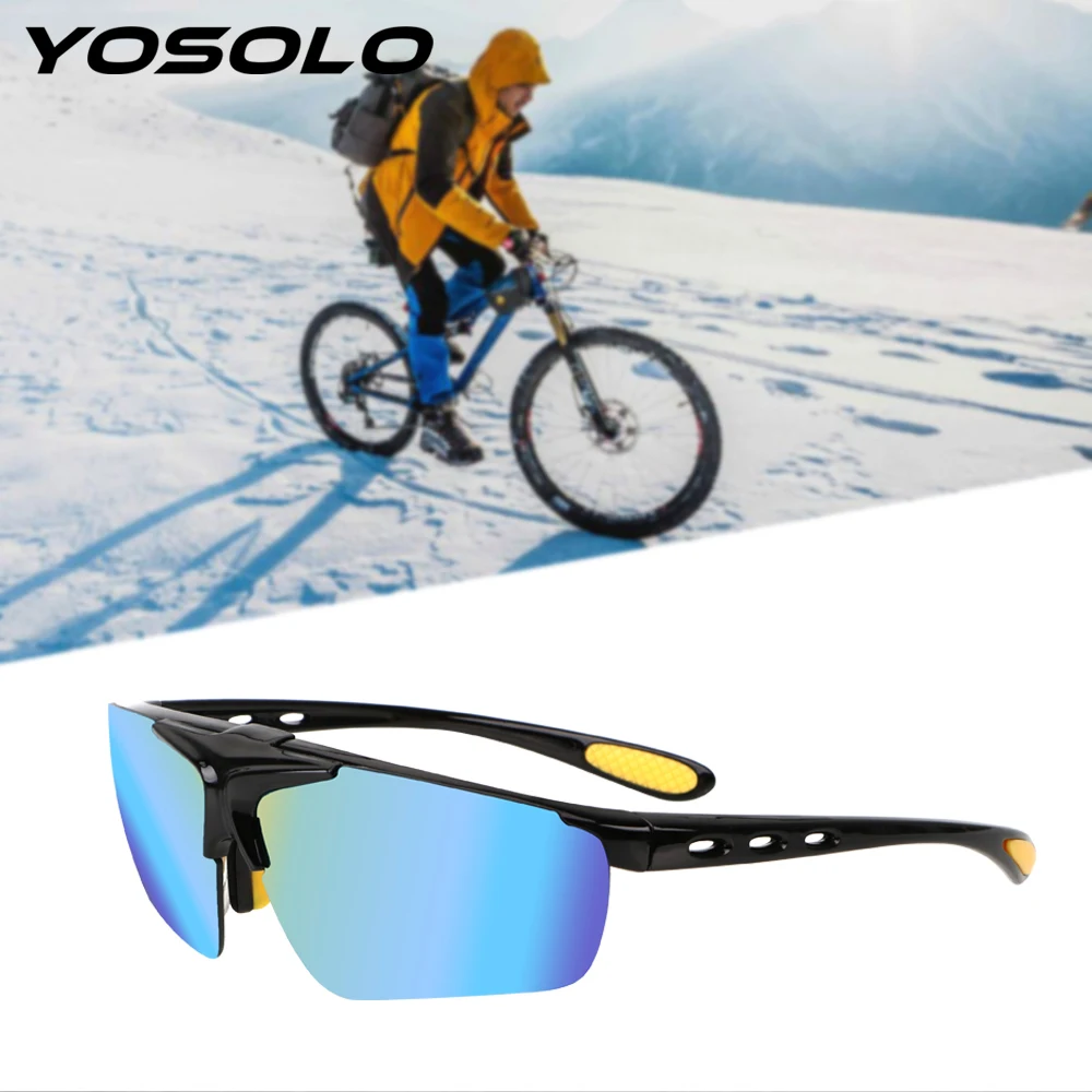 

YOSOLO Car Night Vision Drivers Goggles Car Night-Vision Glasses Flip Cover UV Protection Motocross Bike Sunglasses