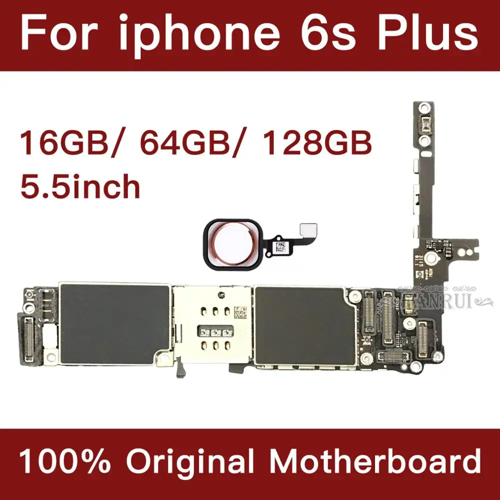 Для iPhone 6s Plus 5 дюймов материнская плата разблокированная с Touch ID