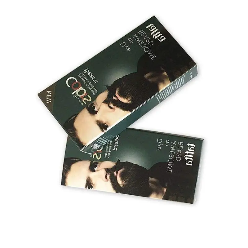 XY Fancy Men Mustache & Beard Dye Cream Fast Color Natural Black Beard Tint Cream XY Fancy Men Mustache & Beard Dye Cream Fast Color Natural Black Beard Tint Cream