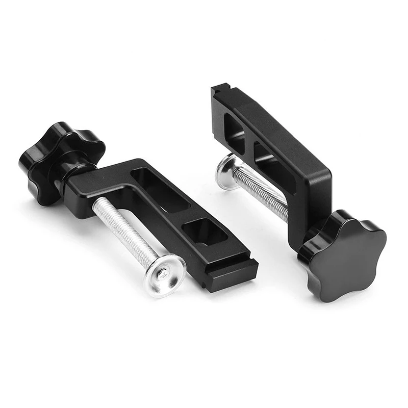 

2pcs Woodworking Clamps 45-Type Chute Woodworking Clamp G Clip Dedicated Fixture For T-Track
