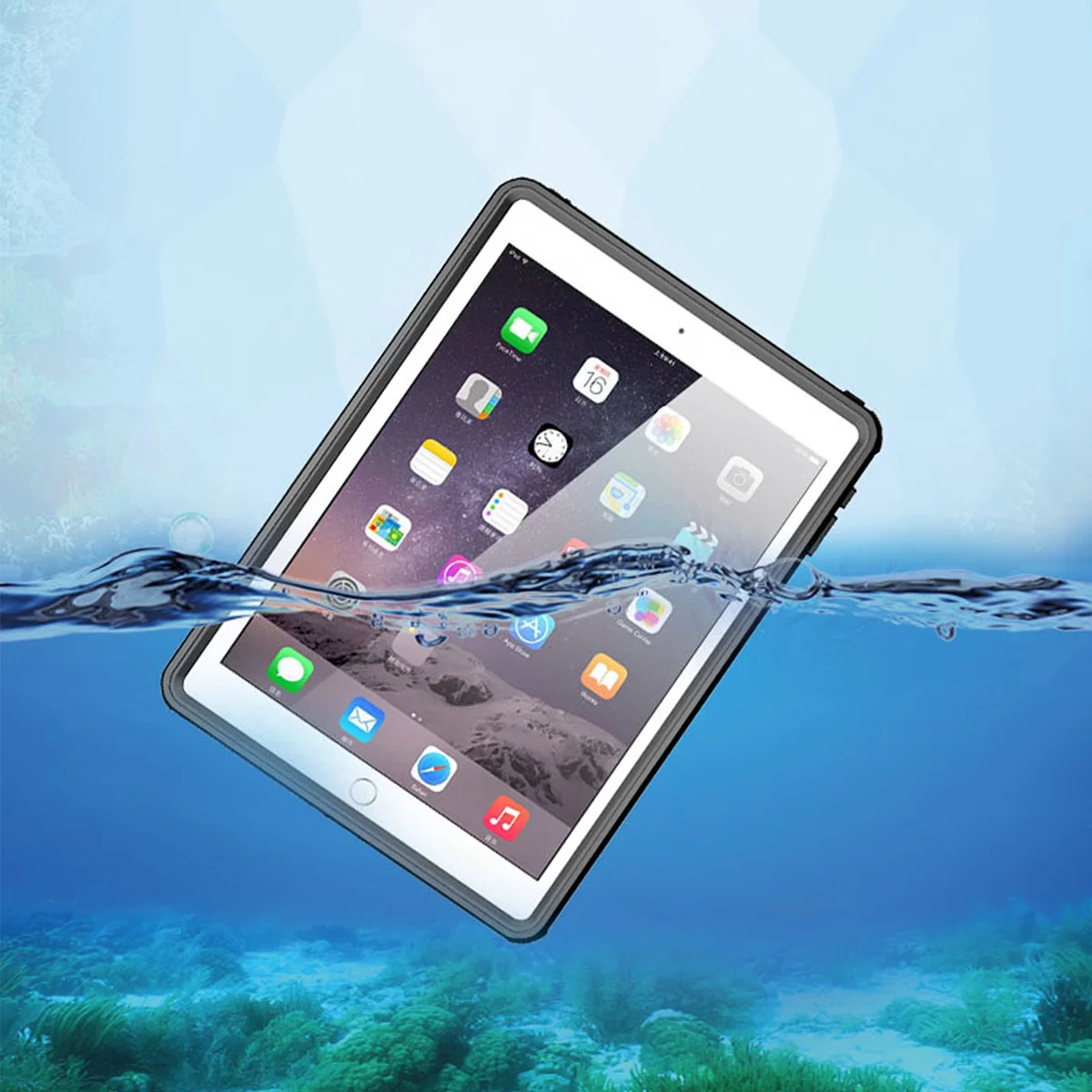 

CASEWIN Tablets cases For iPad Pro 9.7 2017 Waterproof Underwater Tablet Case Shockproof Rain Snow Dust Proof Protective Cover