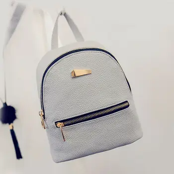 

Fashion Women PU Backpack mini backpack Travel Shoulder Bag Girls Ladies PU Leather Rucksack New small backpack