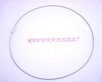 

10PCs Gray 18" Choker Necklace Magnetic Clasp Bubble Gum (B01693)