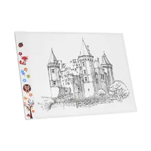 A4 светодиодный световой короб Tracer планшет для рисования копия доска-Планшет тонкий художественный трафарет Регулируемый Яркость кабель для рисуйте наброски графический