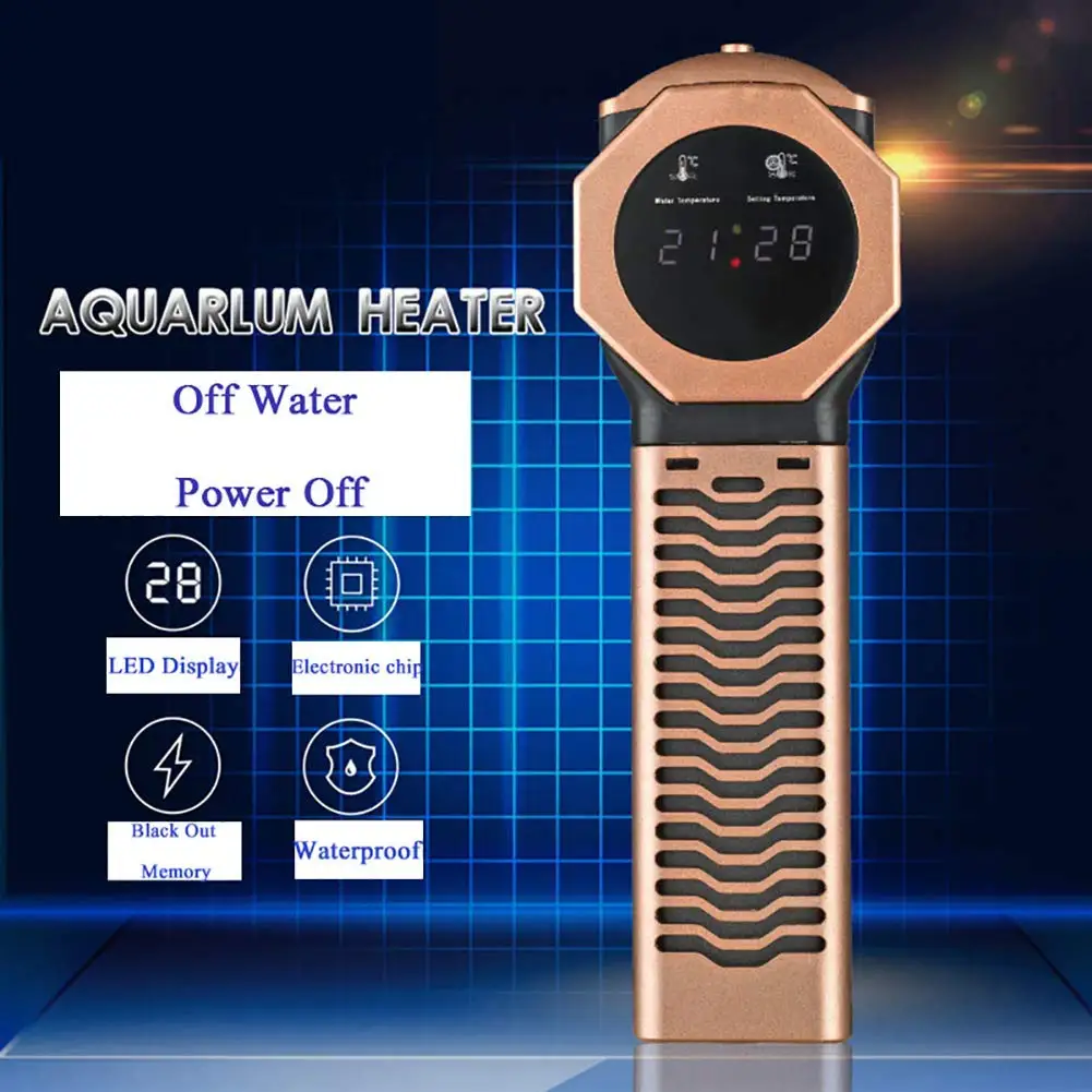 US Plug подогреватель для аквариума PTC постоянная температура Дракон аквариум взрывозащищенный нагревательный стержень аквариум Энергосбережение Высокая мощность