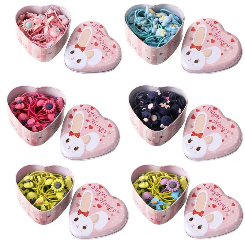 20pcs Cartoon Cute Elastic Hair Bands Women Kids Girls Rubber Bands Hair Styling Tools Rubber Hair Bands With Storage Box 20pcs Cartoon Cute Elastic Hair Bands Women Kids Girls Rubber Bands Hair Styling Tools Rubber Hair Bands With Storage Box