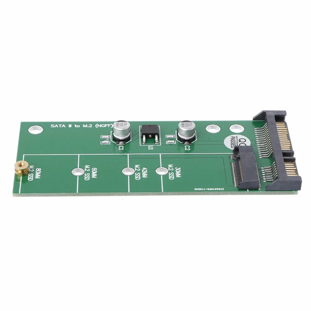 Ngff (M2) ssd de 2,5 pulgadas a Sata adaptador de M.2 Ngff Ssd a Sata3 convertir adaptador de tarjeta/30/42/ 60/80 Mm M.2 Ssd disco duro