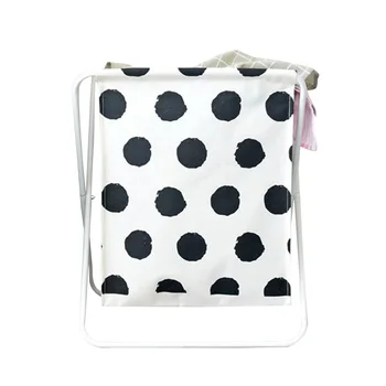 

1PC Laundry Basket Large Foldable Cotton and Linen Bathroom Organizer for Dorm Hotel