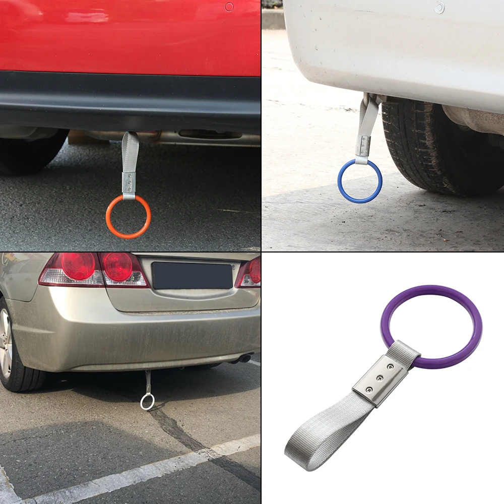 

ROUND JDM TSURIKAWA RING SUBWAY TRAIN BUS HANDLE STRAP CHARM DRIFT Car Styling