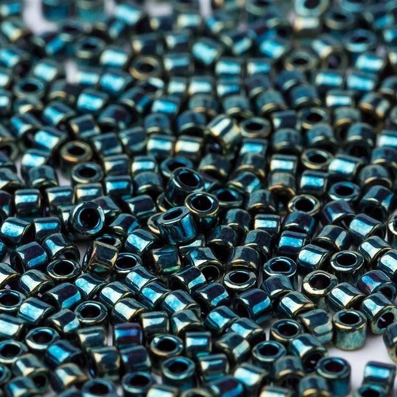 Тайдиан 1,6x1,3 мм Delica Seedbeads для вышивки искусство металлик Королевский Фиолетовый золотой Ирис DB1005 3 г/лот