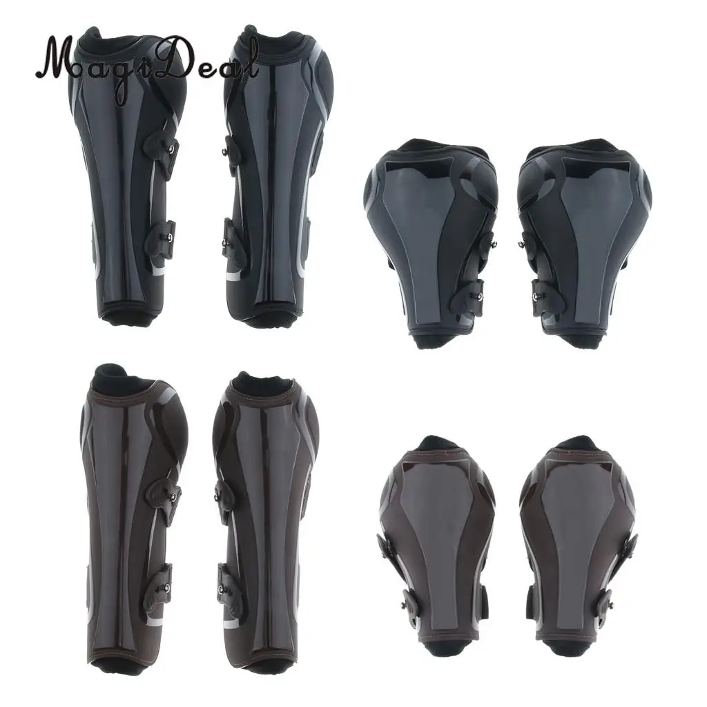 Horse Leg Boots Front Hind Leg Tendon Fetlock Protect Equestrian Support Kit