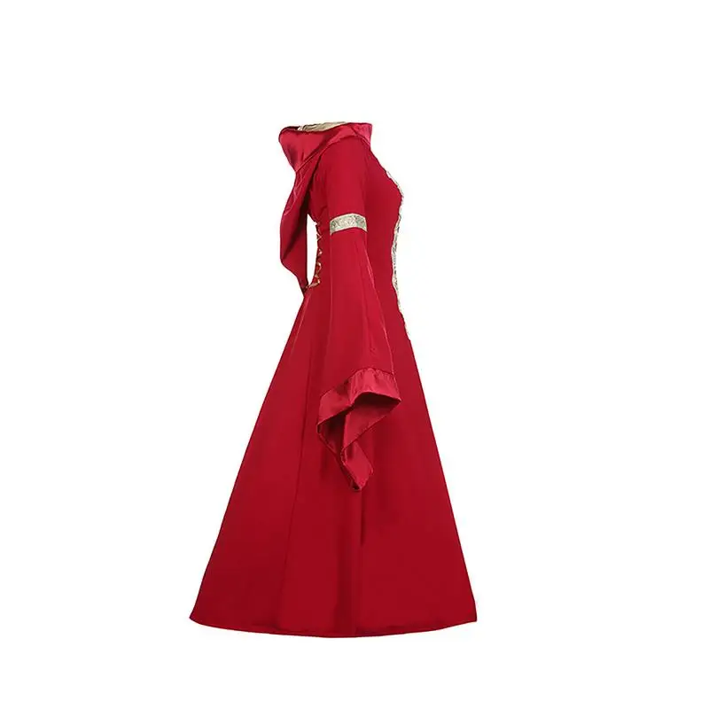 Classical Renaissance Medieval Central European Style Luxuries Female Cosplay Costumes Party Dress Femme Vestidos Size S-2XL