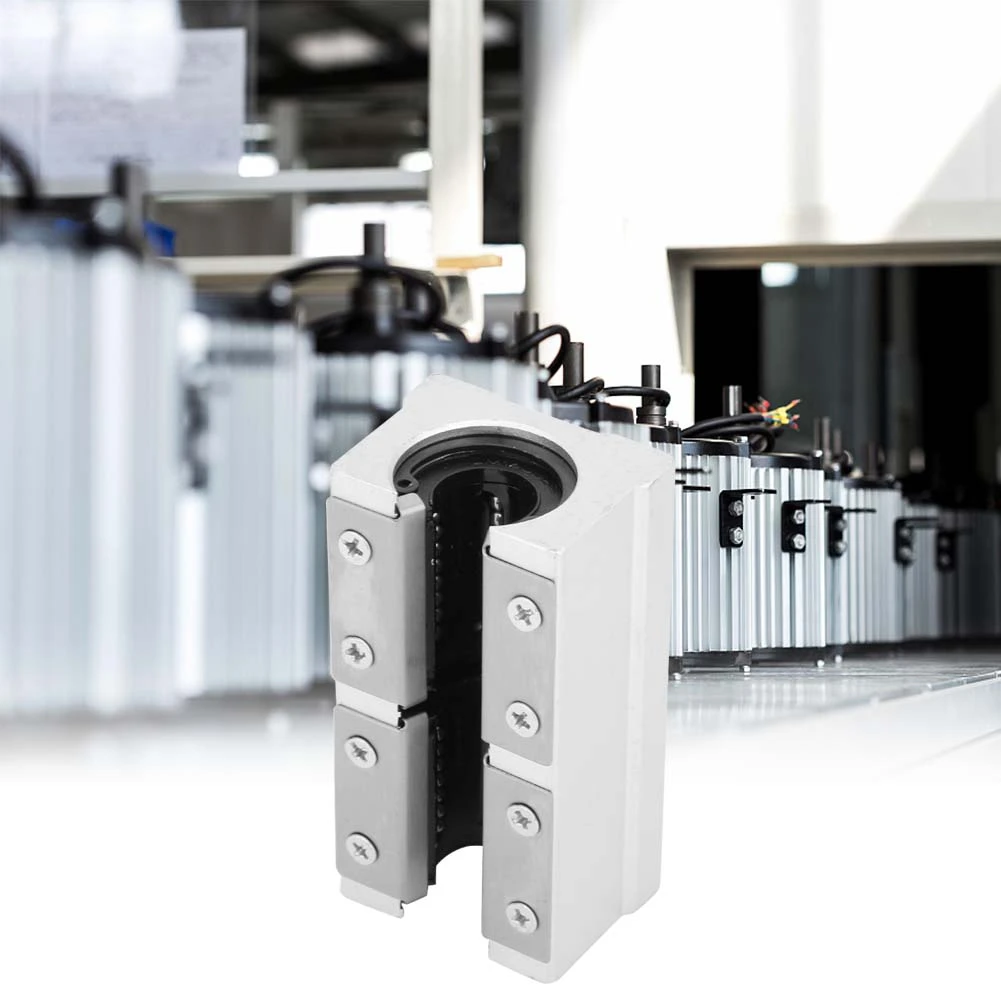 

SBR16S-PP-UU 16mm Aluminum Open Linear Motion Bearing Slide Block Linear Ball Bearing Block