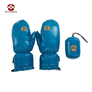 Aegismax 95% белые перчатки с гусиным пухом, ветрозащитные теплые перчатки с полными пальцами, для походов, кемпинга, зимнего сна, теплые, 4 цвета - изображение