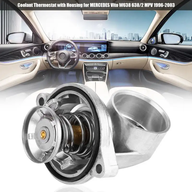 Термостат охлаждающей жидкости с корпусом 6012030075 для MERCEDES Vito W638 638/2 MPV 1996 1997 1998 1999
