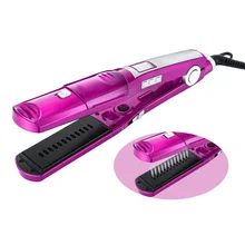 Профессиональные Паровая выпрямитель для волос Расческа утюжок для волос Утюг электрическая щетка для выпрямления волос инструмент для укладки