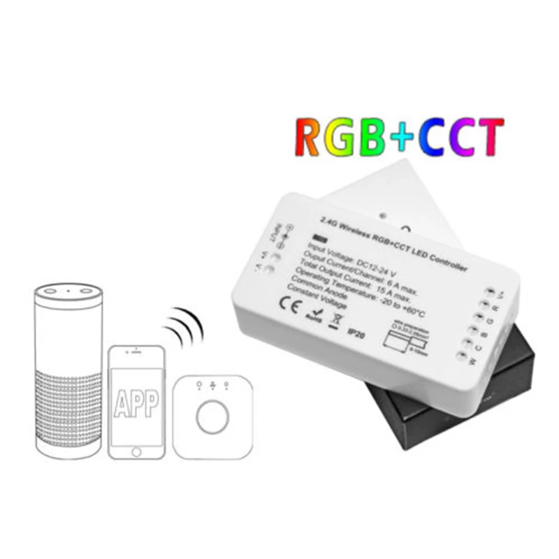 

12-24V Wireless Remote Switch Controller Dimmer For ZigBee Light Link Light Stri