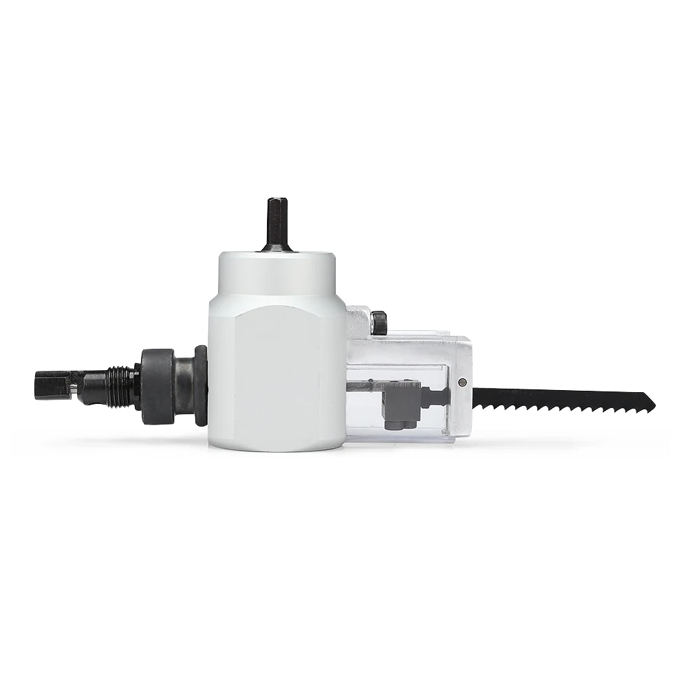 Skup 2 w 1 podwójna blacha z łbem Nibbler piła wycinarka Jig piła zamocowanie wiertła do dowolnego przycinania narzędzie Nibbler karoserii Cut