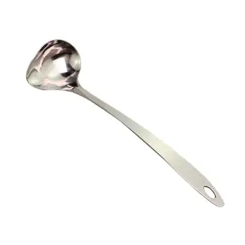 

1 Pc Duckbill Soup Spoon Long Handle Thicken Stainless Steel Hot Pot Spoon Food Serving Spoon Kitchen Cutlery Porridge Spoon