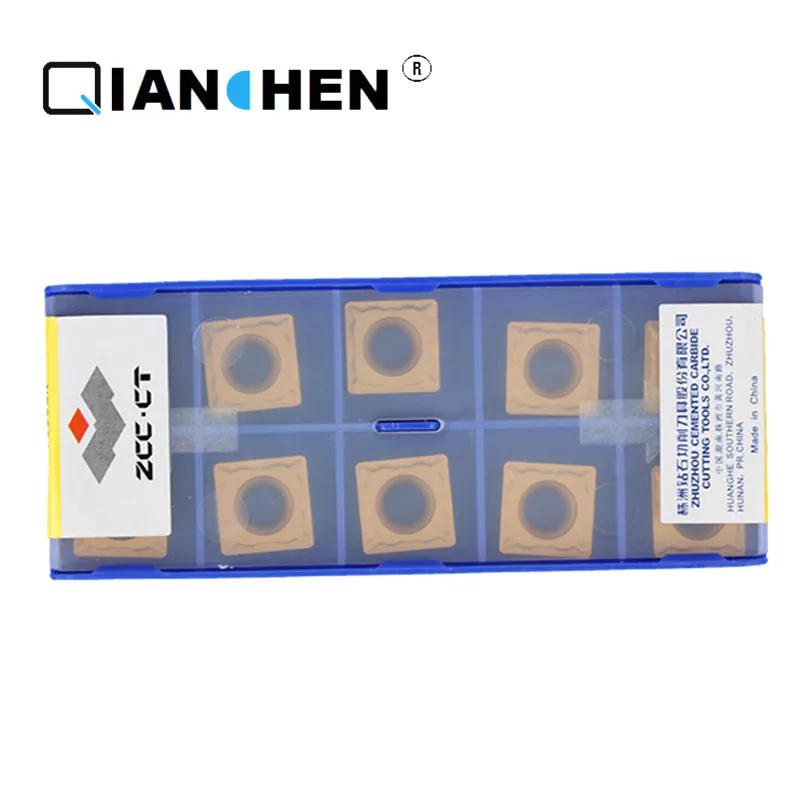 

Original ZCCCT 10pcs high quality high performance high strength CNC industry SCMT120408-HM YBC251 carbide inserts