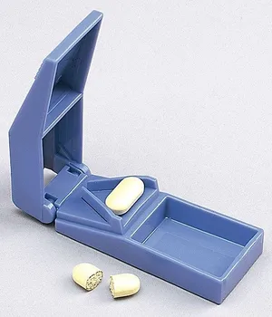 

Tablet Cutter | With Container | Blue | Mobiclinic